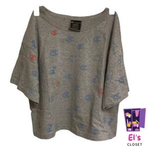 Champion Logo Crop Top M